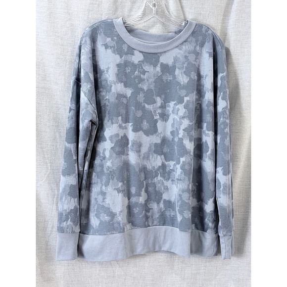 Mondetta Tops - Mondetta‎ Gray Camo Crewneck Sweatshirt Oversized Fit L